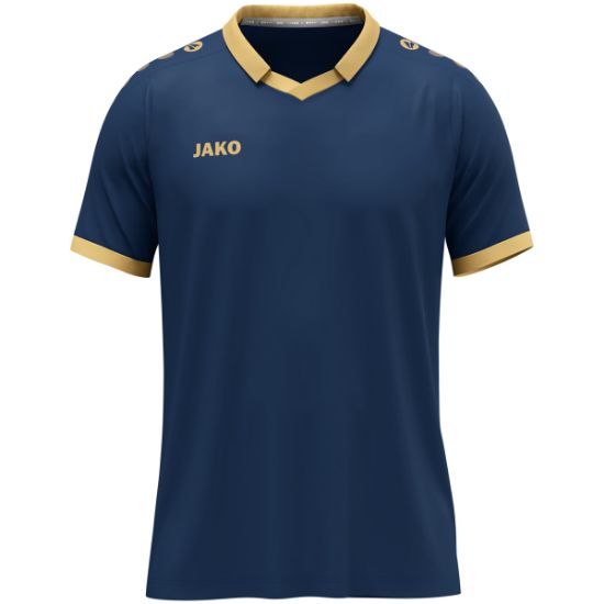 Afbeeldingen van Shirt Glory KM navy/goud